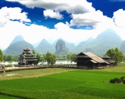 Landschaft um Guilin